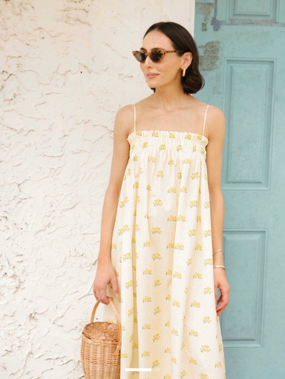La Maregold The Sammy Dress - Yellow Floral